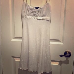 ✨Holiday Glittery Love Tease White Dress✨👗